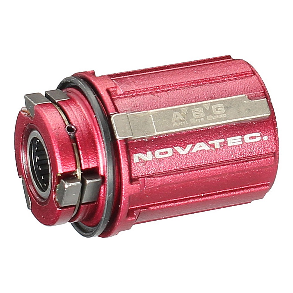 Freehub body E type, Shimano 9 ABG, alloy red 3-pawls, w/Oil seal 270044, OEM