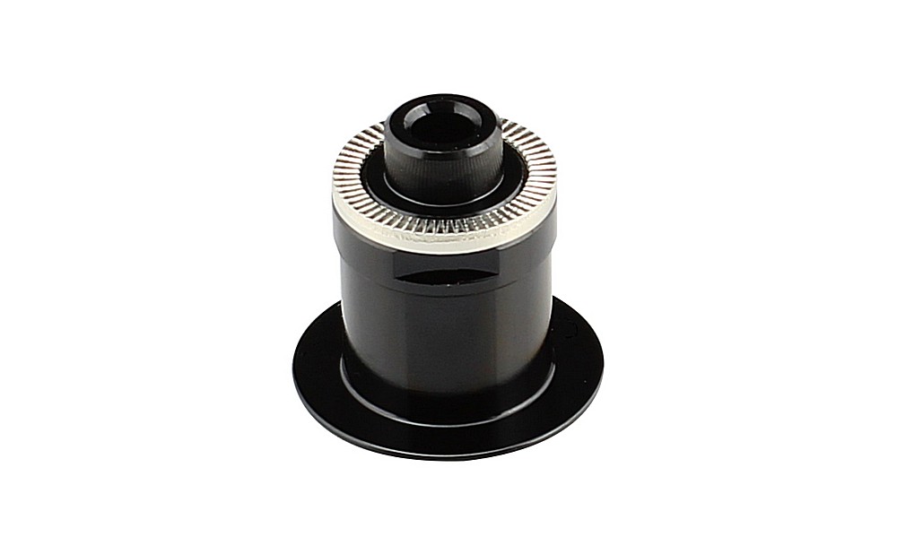Side cap rear QR CL, CENTER LOCK, alloy, black, LEFT, MULTI for 4in1 D412SB-CL, OEM