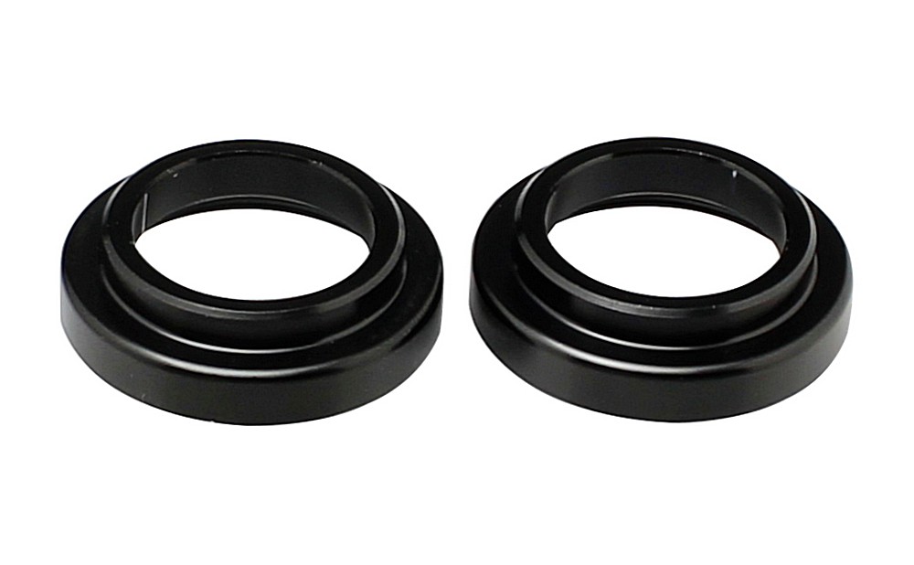 Side cap FRONT B20, alloy, black, LEFT/RIGHT, for MULTI Axle D541SB-B15/B20, XD641SB-B15/B20, XD601SB-B15/B20 BOOST, ASSEMBLED (INCL.PARTS+WASHERS+O-RINGS), OEM