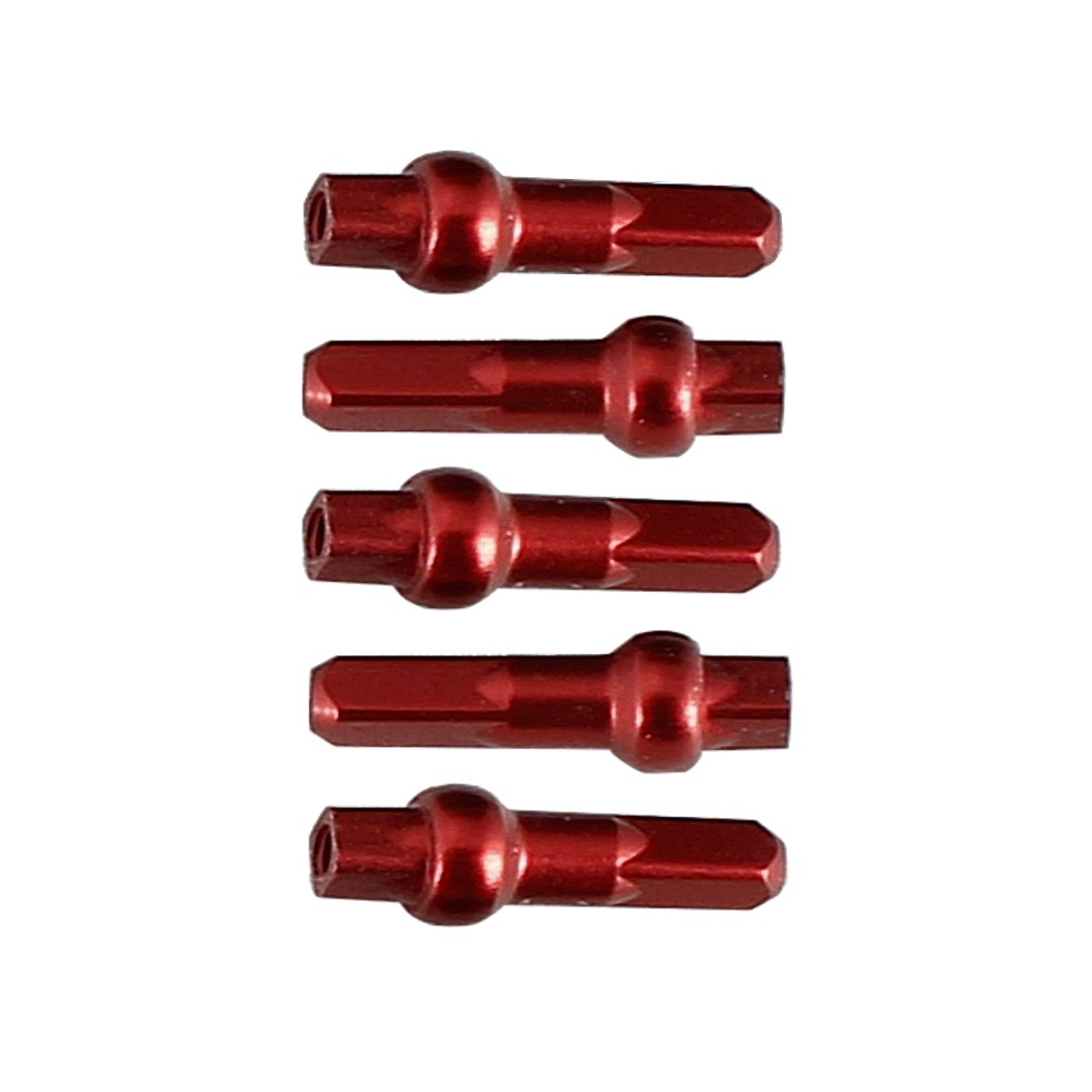 Nipple DSN 14G, 18mm, Alloy, Red for MTB wheels