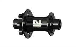 Hub front DH61SB-HL-20, polished anodized black, 32 holes, 20x110mm