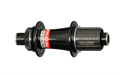 Hub rear D982TSB-CL-X12-11S alloy, centerlock, anodized black, 32H/14G, CrMo 12x142, with Novatec 360 logo, D:45.9 R=L, 2SB Bearings + Loose Balls, freehub S5-type, w/9-speed 1.5 spacer, without Thru axle, OEM (Not for e-MTBs) (CN)