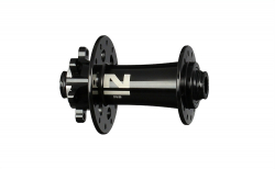 Hub front D791SB-12, black, 24 holes