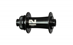 Hub front D791SB-CL-12, black, 24 holes