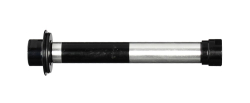 Axle MULTI-10, 6-BOLT, alloy, black, 15/10X135-THRU, w/side cap-black, for D792SB, D772SB, OEM