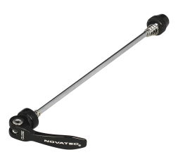 Quick release QR279R black, shaft: CrMo R: 210 mm (for D202SB), Novatec logo