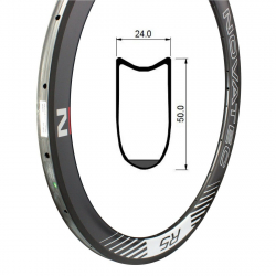 Rim Road Carbon, RW50T-R5-TR20, Front 20 holes (400g)