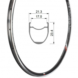 Rim Road RWA23C, Tubeless Ready, Front 20 holes (Sprint-C) (375g)