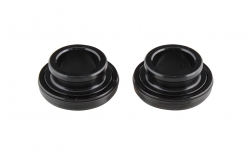 Side cap FRONT 15 PRESSED IN, alloy, black, LEFT/RIGHT, for 4IN1 D781SB/D771SB-PRESSED, XD711SB, D551SB/XD611SB-PRESSED, ASSEMBLED (INCL.PARTS+WASHERS+O-RINGS)