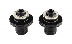 Side cap FRONT QR, PRESSED IN, 2 PAIRS IN RED COLOUR, alloy, black, LEFT/RIGHT, for 4IN1 D781SB/D771SB-PRESSED, D551SB/XD611SB-PRESSED, ASSEMBLED (INCL.PARTS+WASHERS+O-RINGS)