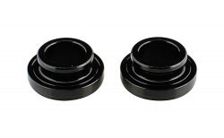 Side cap FRONT 15, alloy, black, LEFT/RIGHT, for D041SB, XDS641SB-B15, D791SB-B15, D711SB-B15, MSLG1801, ASSEMBLED (INCL.PARTS+WASHERS+O-RINGS), Part number: 271015+180391