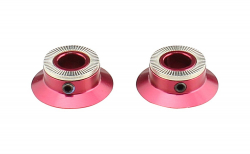 Side cap FRONT, AL-RED, L/R, for A141SB - assembled