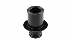 Side cap FRONT 12 PRESSED IN, alloy, black, LEFT, for CENTERLOCK Multi XD611SB-CL, D771SB-CL, BOM:2705071