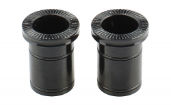 Side cap FRONT 12, PRESSED IN, alloy, black, LEFT/RIGHT, for MULTI Axle D791SB-PRESSED, ASSEMBLED (INCL.PARTS O-RINGS)