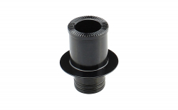 Side cap FRONT 12 PRESSED IN, alloy, black, LEFT for D791SB-CL, ASSEMBLED (INCL.PARTS+WASHERS+O-RINGS)