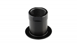Side cap rear 10/12(135) CENTER LOCK, alloy, black, LEFT, for new MULTI-Axle HUB D792SB-CL