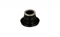 Side cap REAR B12/X12, 6-BOLT, AL-BLK, LEFT, for D902SB-B12/X12