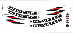 Stickers for loose rim, MXA20C-26xW20, W/MATT TRANSP. FILM (FLOWTRAIL 26)