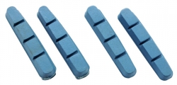 Brake pads Campy for carbon wheels - blue (4pcs) AM