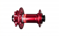 Hub front D771SB-15, RED, 28 holes, 15x100