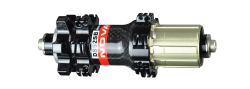 Hub rear DS52SB-QR-AA, Carbon, Black, 24 holes, AL10x145x135