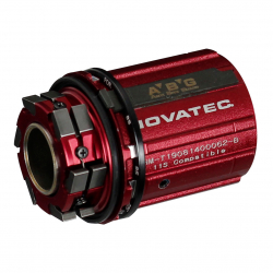 Freehub body B2 type, Shim.11 ABG, red, alloy 6-pawls