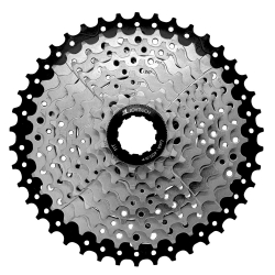 Cassette MTB-CN 9S AL-SS TiGray/Blk, 11-42T, JY logo, 11-13-16-20-24-28-32-36-42