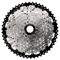 Cassette MTB-CN 9S AL-SS TiGray/Blk, 11-50T, JY logo, 11-13-16-20-24-30-36-42-50