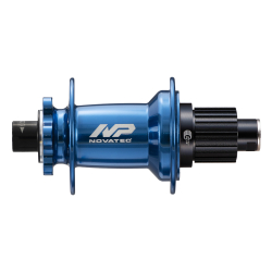Hub rear XD602SB/A-B12-MS, anodized blue, 32hx14G-round, alloy, 12x148, D:39.7, 5x sealed bearings, alloy freehub Shimano MS, X6-type (R660), 6-PAWLS, black side caps, NP logo, without thru axle, OEM