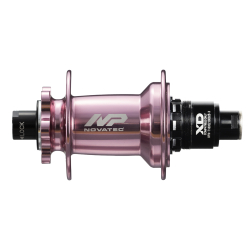 Hub rear XD602SB/A-B12-S11, anodized pink, 32Hx14G-round, alloy, 12x148, D:44.1, 4x sealed bearings, alloy freehub Sram XD, X6-type (R660), 6-PAWLS, black side caps, NP logo, without thru axle, OEM